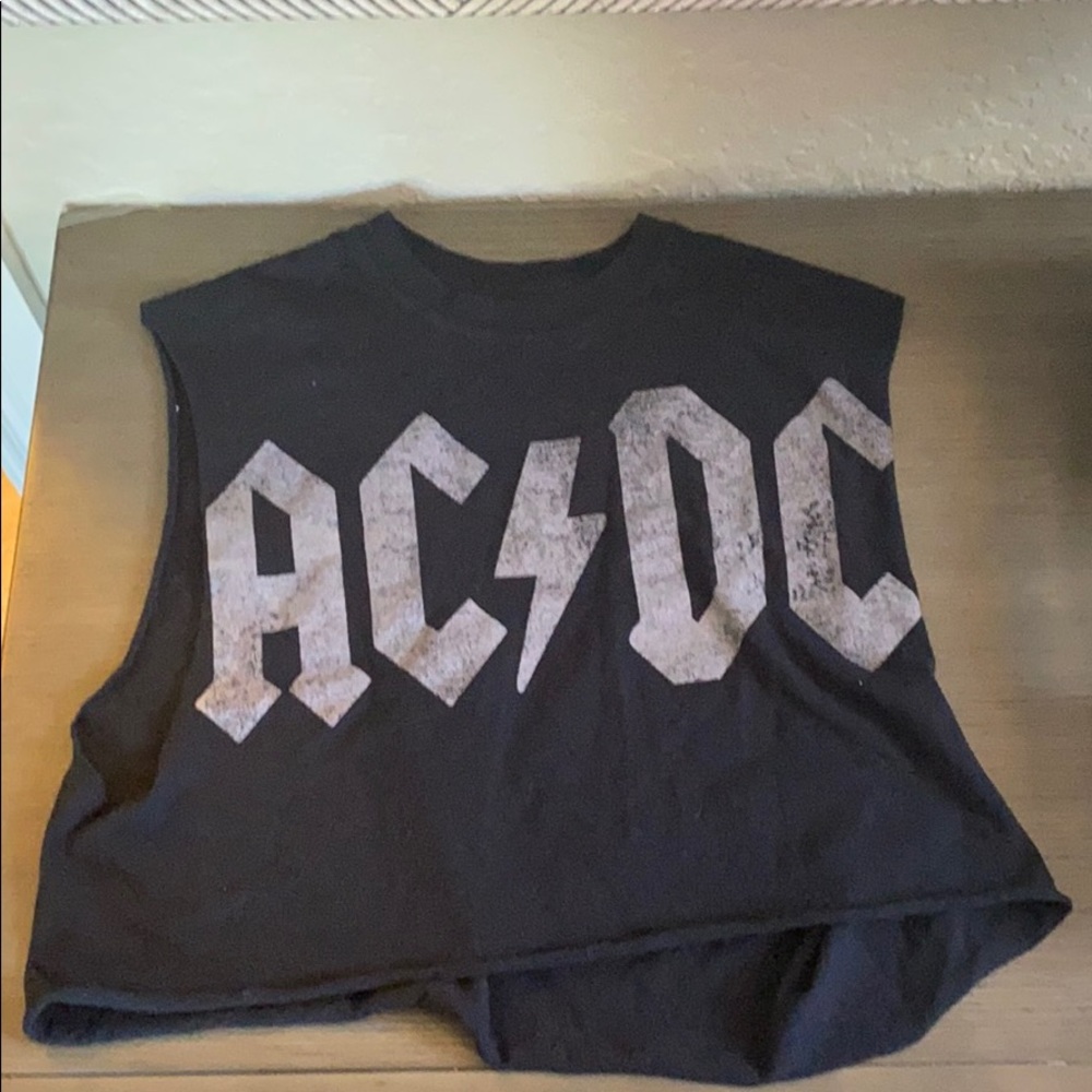 Pacsun AC/DC crop top